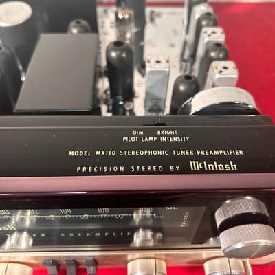 McIntosh MX110 Stereo Tube AM / FM Tuner 1962 - 1969 - Silver image 4