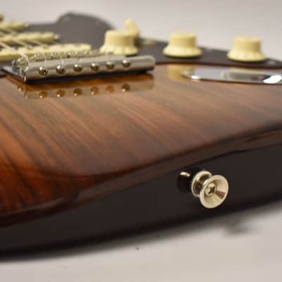 Fender Limited Edition Exotic Collection Shedua Top Stratocaster 2017 Shaded Edge Burst image 12