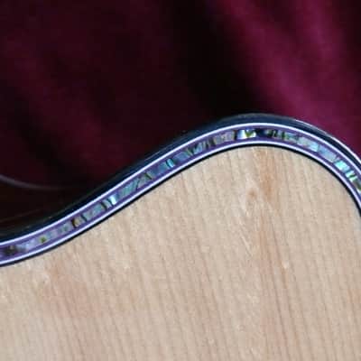 Warrior Acoustic Queen Anna Brazilian Grand Auditorium Cutaway  2000's Natural image 17