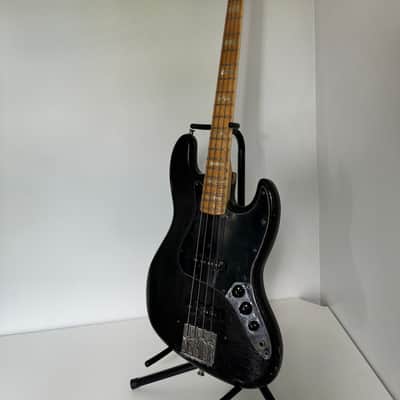 Fender Jazz Bass 3-Bolt with Maple Fretboard 1976 - Black image 18