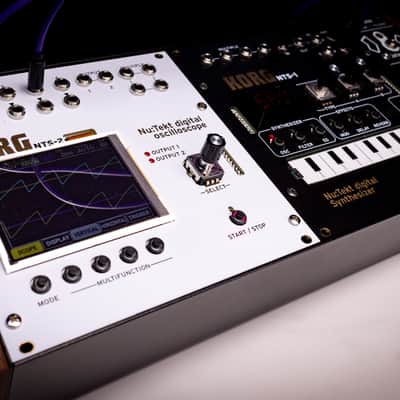 NTS-2 Eurorack Conversion Faceplate Kit for Korg Nu:Tekt digital Oscilloscope (White) image 2