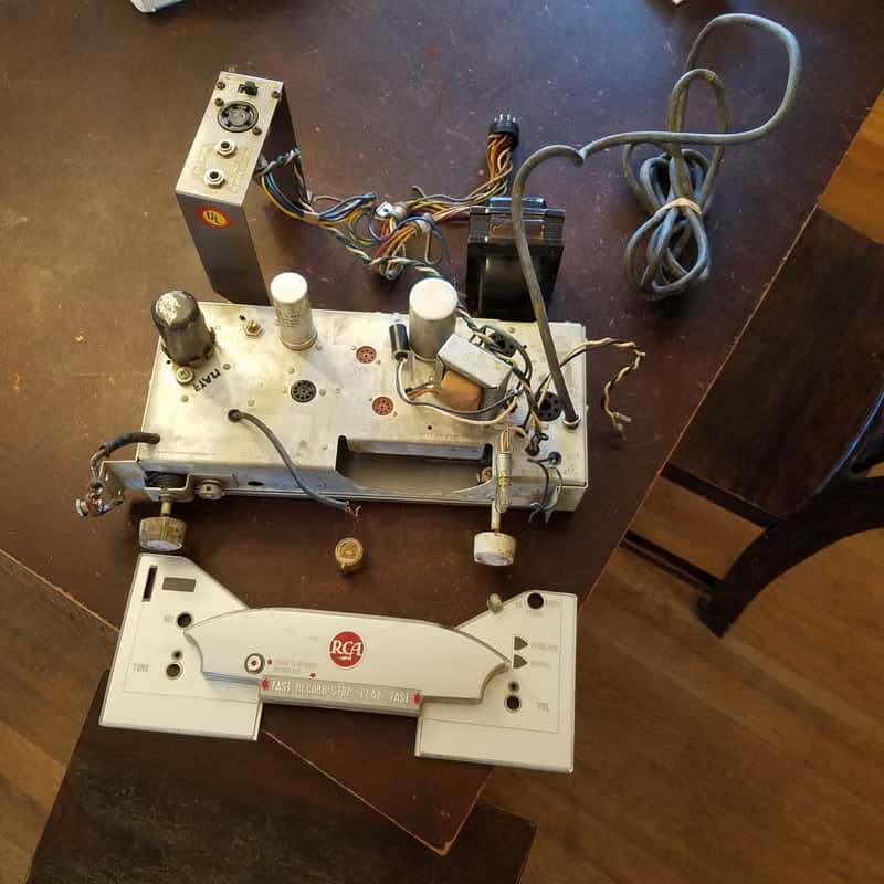RCA Mono 6AQ5 tube amp project MI-15917 1954 Silver image 1