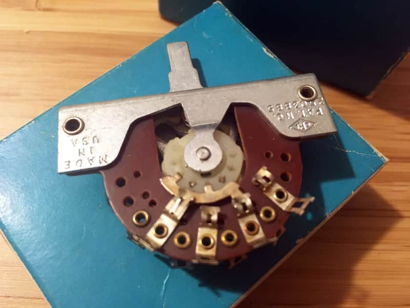 Vintage NOS Centralab switch 3 position in box CRL #1467 image 1