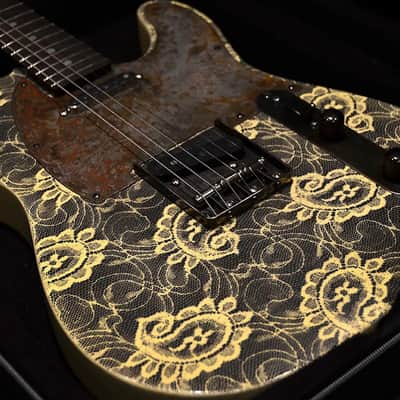 M-Tone TKO Custom T - Telecaster Nicotine Paisley + Lollars image 24