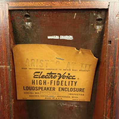 1950s Electro-Voice Aristocrat III Speaker Cabinet Mid-Century Modern USA image 10