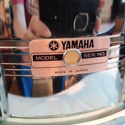 YAMAHA STEEL SNARE DRUM-CHROME-FREE SHIP TO C-USA! image 2