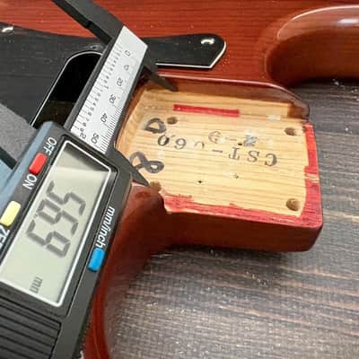 90s Charvel CST-060-SSH Stratocaster Type Ash Body w/Plate Made in Japan image 19