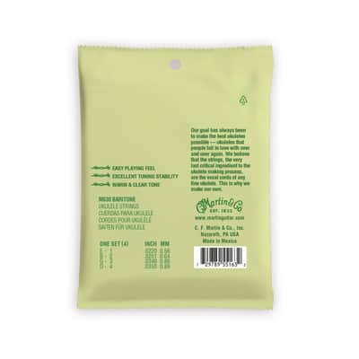 Immagine Martin M630 Ukulele Strings - Fluorocarbon, Baritone - 2