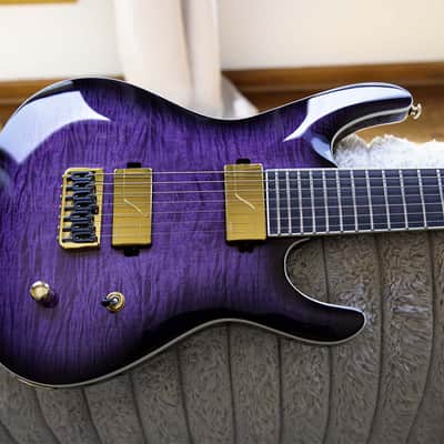 Vola Guitars Vasti 7 PDM J3 Thin Ice Blue Gloss | Reverb