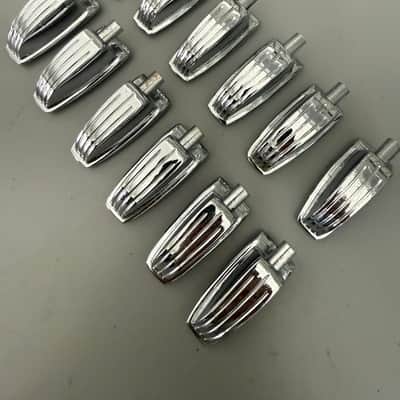 Set of (12) Vintage 60’s era Ludwig Small Classic Lugs, Excellent image 4