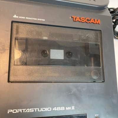 TASCAM Portastudio 488 Pro Serviced, w New Belt + C Gear! Clean! MKII 8-Track Cassette Recorder 1990s - Gray image 3