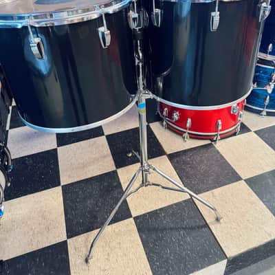 Ludwig Concert Toms 14” and 15” 1970s  - Black image 2