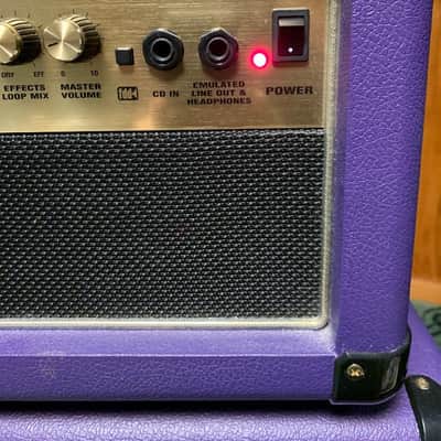 Special Limited Edition Marshall MG100FX/MG412A Slant Purple Half Stack image 2