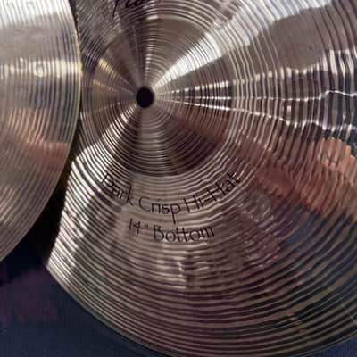 Paiste 14" Signature Dark Crisp Hi-Hat Cymbals (Pair) 1989 - Present - Traditional image 2
