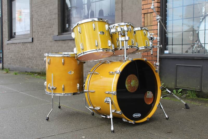 Yamaha Beech Custom Drum Set image 4