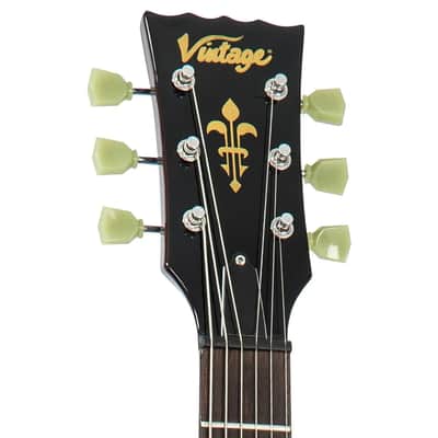 Vintage V100NBTSB Reissued Unbound Tobacco Sunburst image 6
