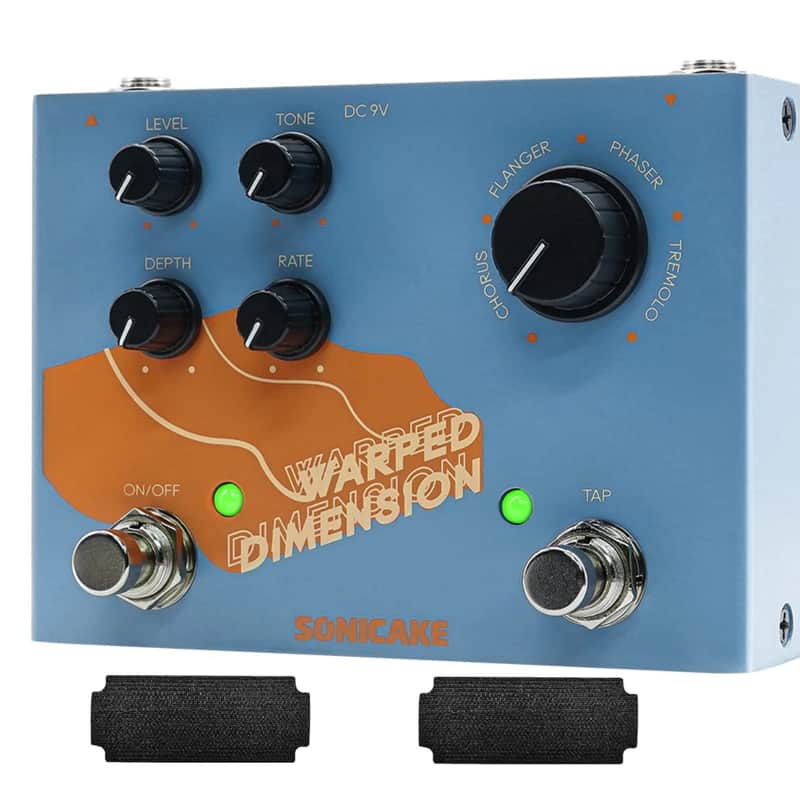 New SONICAKE Warped Dimension Digital Modulation Guitar Effects Pedal 4 Modes Pedals image 1