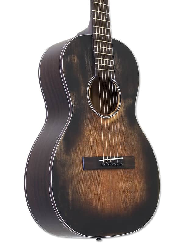 Aria 131DP 100 Series Delta Player Parlor Spruce Top Mahogany Neck 6-String Acoustic Guitar image 1