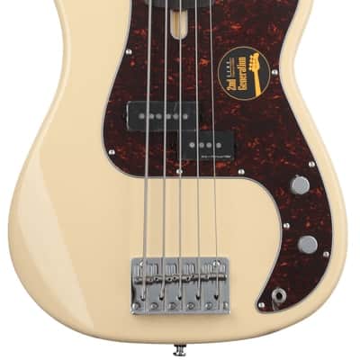 Sire Marcus Miller P5R 5-string Electric Bass Guitar - Vintage White image 2