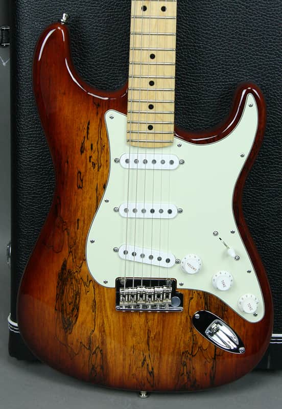 2015 Fender American Select Stratocaster Electric Guitar RARE Splated Maple OHSC image 1