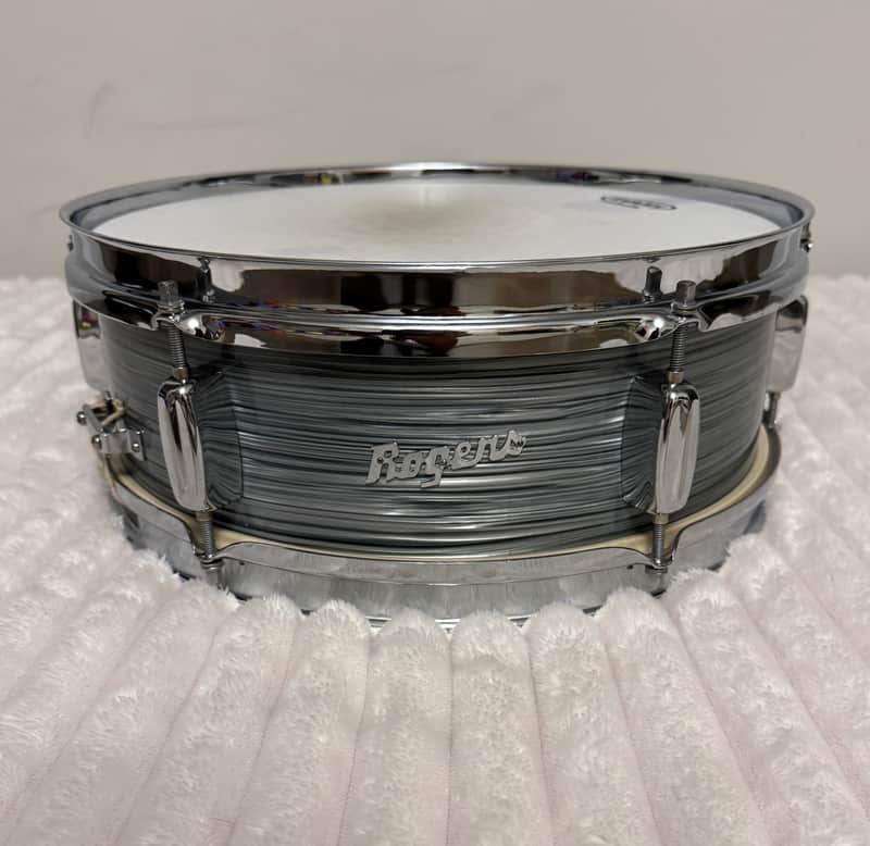 1960s Rogers Luxor 5” x 14” Snare Drum - Steel Grey Ripple