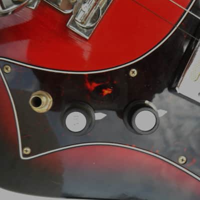 Norma EG 405-2 Guitar, 1960's, Japan, 2 Gold Foil Pu's, Cool Body Shape, Excellent Condition image 8