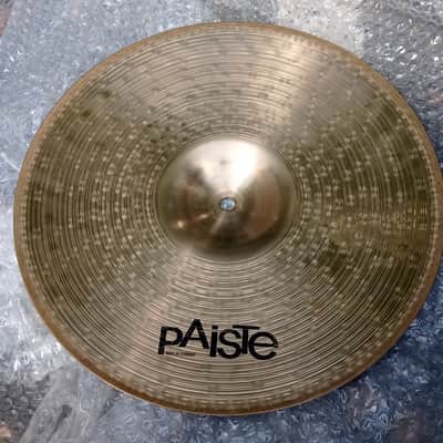 Paiste Black Alpha Slipknot edition Sound Edge Hi Hat 14" 2008-2010 - Black with Gold Slipknot logo image 9