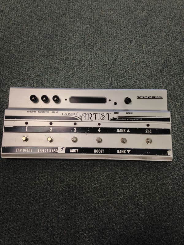 Rocktron "Taboo Artist" Silver Multi-Effects Pedal image 1