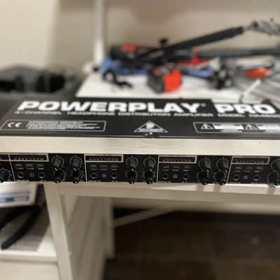 Behringer Powerplay Pro HA4600 4-Channel Headphone Amplifier 2000s - Black / Silver image 1