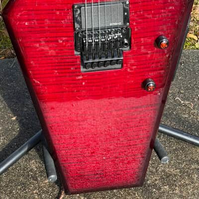 2010 Epiphone Custom Shop Zakk Wylde Signature Graveyard Disciple W/HSC Transparent Red Limited Edition BLS image 3