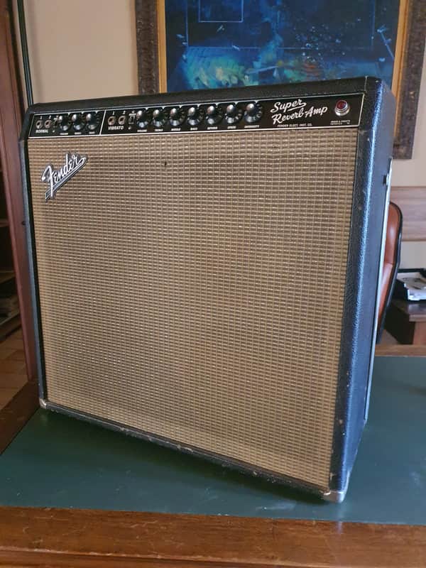 Fender Super Reverb 1964 Export Model 1964 - Black face image 1