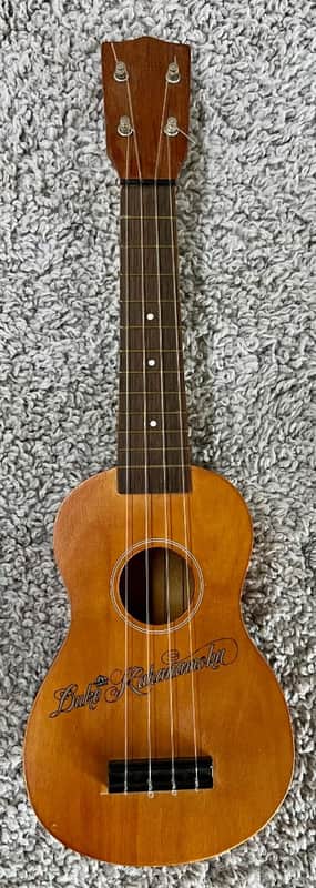 Vintage Hawaiian Duke Kahanamoku Soprano ukulele in original Box image 1