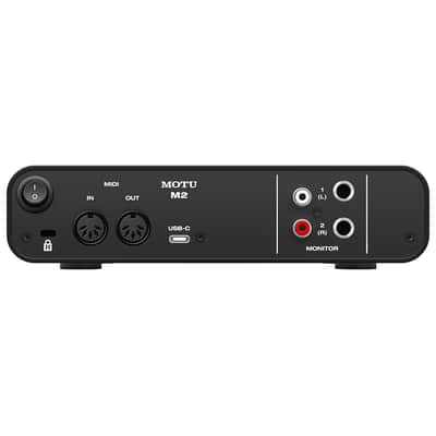 Motu M2 2x2 USB-C Audio Interface with XLR-XLR Cable Bundle image 5