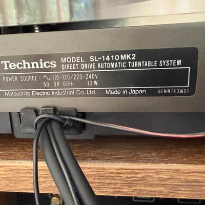 Technics SL-1410MK2 Direct Drive Turntable – Fully Serviced & Recapped – Black – €780 image 8
