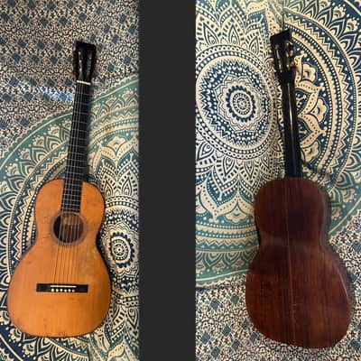 1878-84 C.F. Martin & Company 2 ½ Style 17 Acoustic Guitar with Original Coffin Case image 2