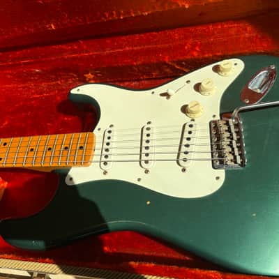 Fender Custom Shop Limited Edition NAMM '55 Stratocaster Journeyman Relic 2017 - Faded Aged Sherwood Metallic image 20