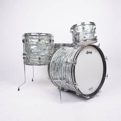 LUDWIG | CLASSIC | 1960s | "DOWNBEAT" | 3 - PIECE SHELL | + MATCHING SNARE DRUM image 2