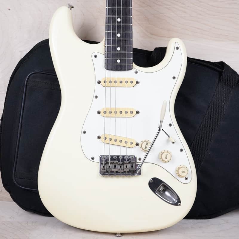 Squier SST-362 Stratocaster MIJ 1986 Vintage White Japan w/ Bag image 1
