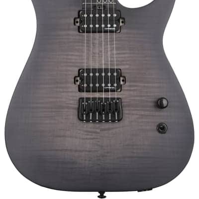 Schecter Keith Merrow KM-6 MK-III Legacy Electric Guitar - Transparent Black Burst image 2