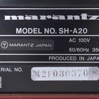 Marantz SH-A20 Stereo Integrated Amplifier in Very Good condition image 25