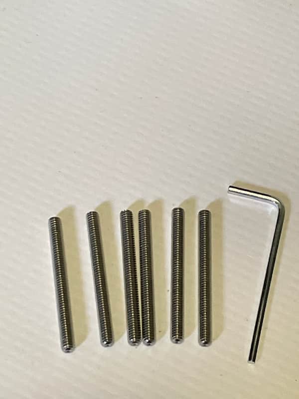 NEW - Jackson Charvel JT-6 Floyd Rose Stainless Steel String Lock Screws Set of 6 image 1