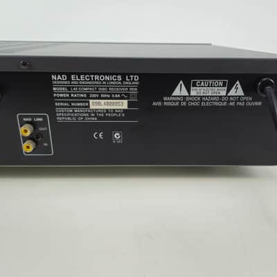 NAD - L40 - Compact Disc Receiver - With remote and Manual image 9