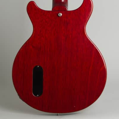 Gibson  Les Paul Junior Solid Body Electric Guitar (1958), ser. #7312, black tolex hard shell case. image 4