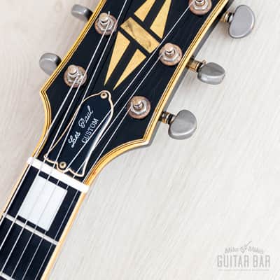 1991 Gibson Custom Shop Edition Pre-Historic '54 Les Paul Custom Black Beauty w/ Case, Yamano image 4