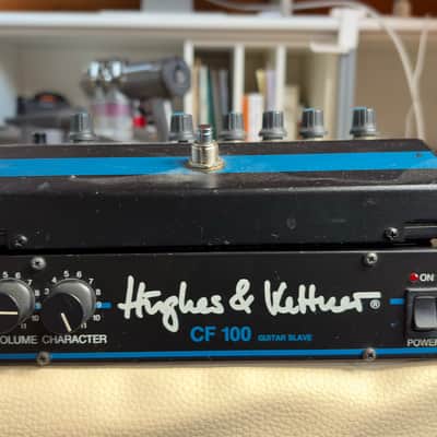 Hughes & Kettner Hughes & Kettner TubeMan Mk I + CF100 Guitar Slave – Complete Original Vintage Tube Rig 90is - blue image 8