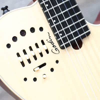 Godin Multiac Nylon Deluxe "B-Stock" Natural HG Electro-Classical Guitar w/Bag image 5