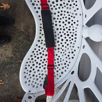 Rondo Music Guitar Strap 2000 - Red Cloth image 1