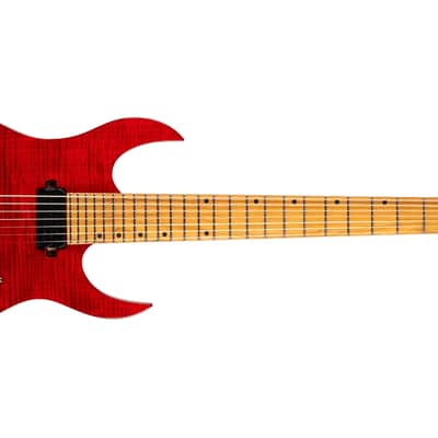 Spira S-457 TRD Double Cutaway Roasted Poplar Flamed Maple Top Canadian Roasted Maple Neck 6-String Electric Guitar image 5