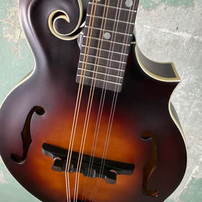 The Loar LM-310F-BRB Honey Creek F-style Mandolin - Satin Brownburst #0498 image 4