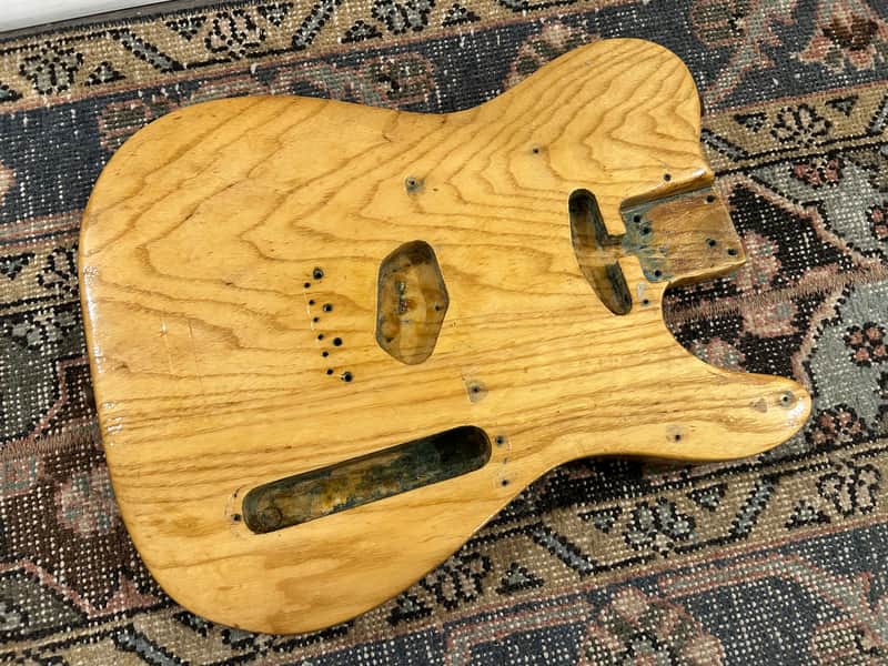 Vintage Fender Telecaster Body 1970’s Natural Refin image 1